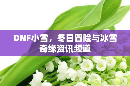 冬日冒险与冰雪奇缘资讯频道图片