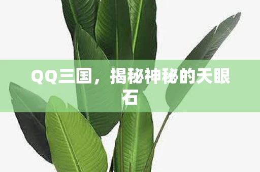 揭秘神秘的天眼石图片