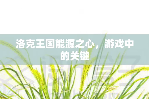 洛克王国能源之心图片