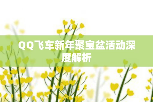 QQ飞车新年聚宝盆活动深度解析图片