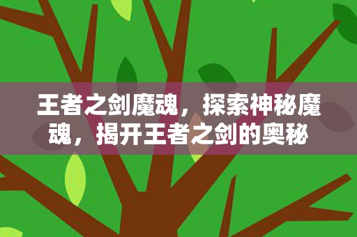 揭开王者之剑的奥秘图片