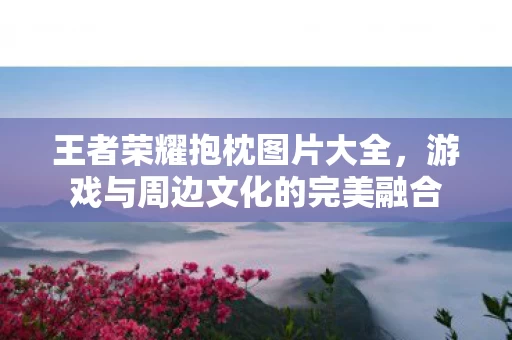 游戏与周边文化的完美融合图片