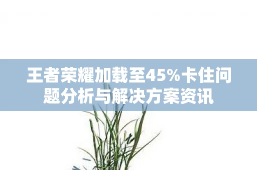 卡住问题分析与解决方案资讯图片