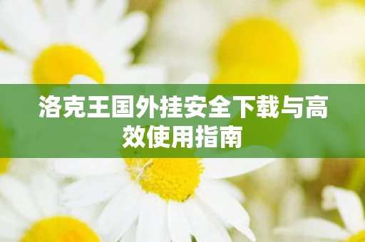 洛克王国外挂安全下载与高效使用指南图片