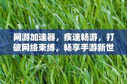 畅享手游新世界图片
