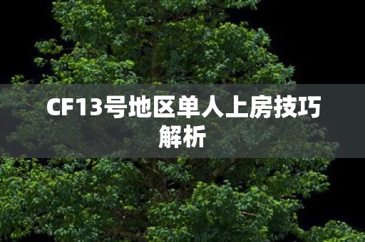 CF13号地区单人上房技巧解析图片