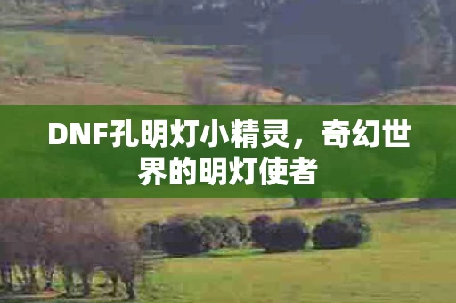 DNF孔明灯小精灵图片