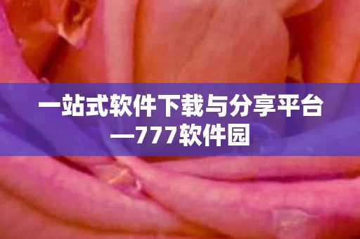 一站式软件下载与分享平台图片