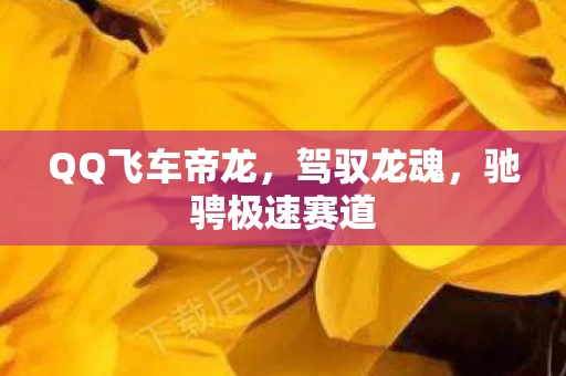 QQ飞车帝龙图片