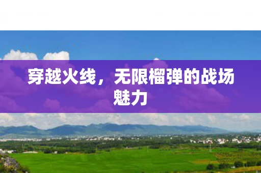 无限榴弹的战场魅力图片