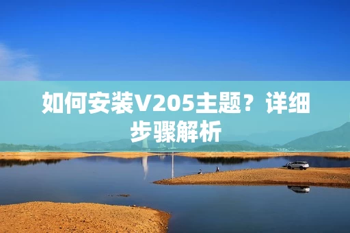 如何安装V205主题图片