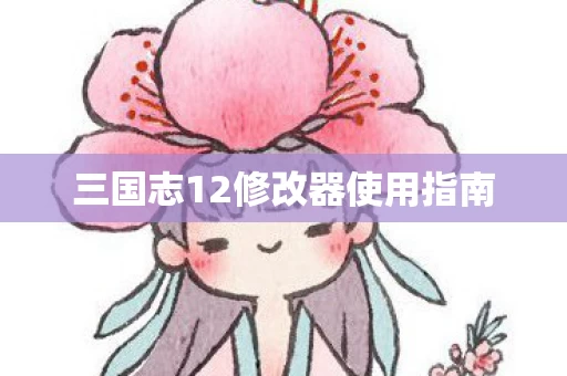 三国志12修改器使用指南图片