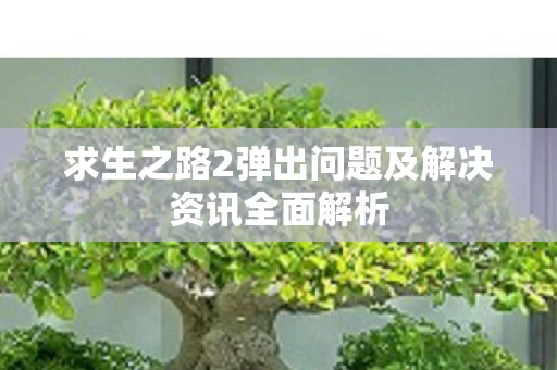 求生之路2弹出问题及解决资讯全面解析图片