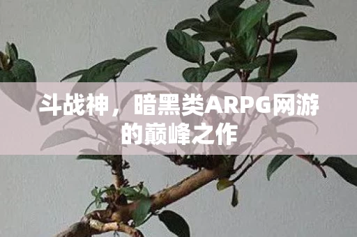 暗黑类ARPG网游的巅峰之作图片