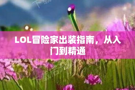 LOL冒险家出装指南图片