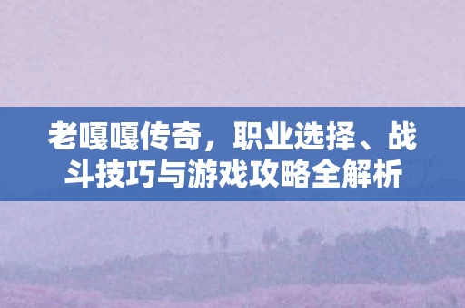 战斗技巧与游戏攻略全解析图片