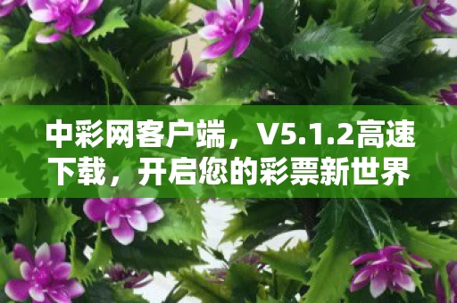 开启您的彩票新世界图片