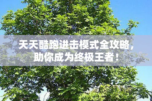 天天酷跑进击模式全攻略图片