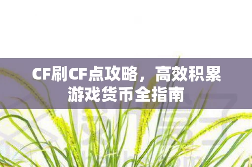 高效积累游戏货币全指南图片