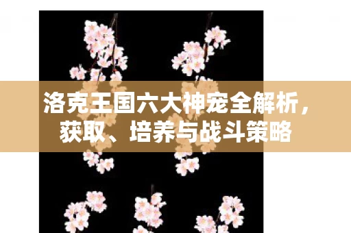 洛克王国六大神宠全解析图片