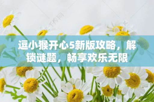 逗小猴开心5新版攻略图片