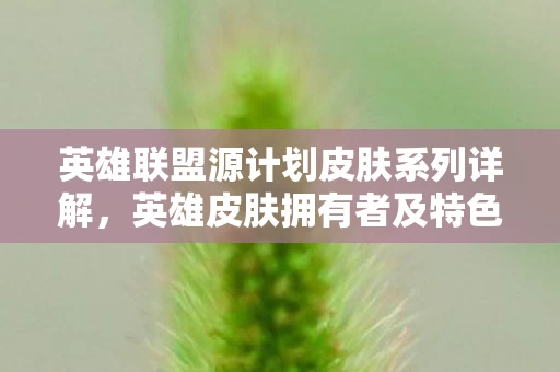 英雄联盟源计划皮肤系列详解图片