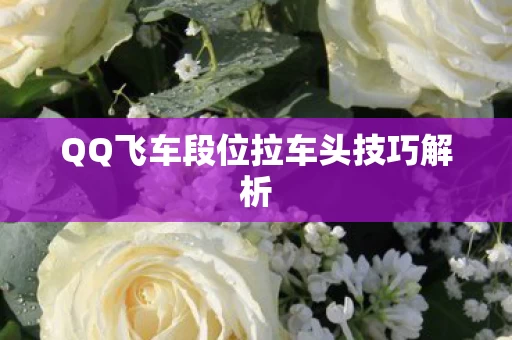 QQ飞车段位拉车头技巧解析图片
