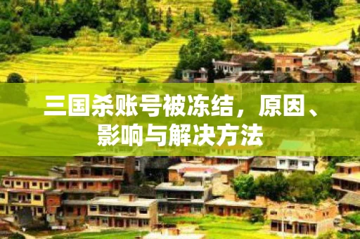 三国杀账号被冻结图片