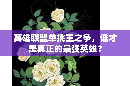 谁才是真正的最强英雄图片