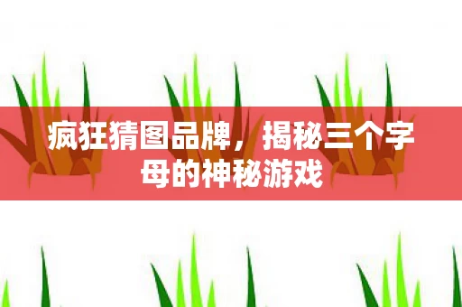 揭秘三个字母的神秘游戏图片