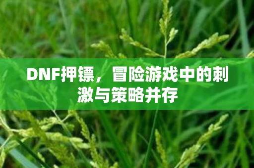 冒险游戏中的刺激与策略并存图片