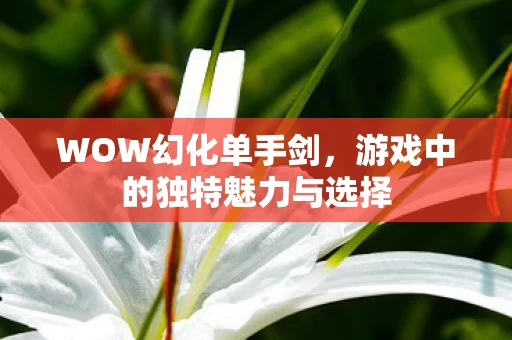 游戏中的独特魅力与选择图片