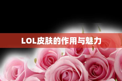 LOL皮肤的作用与魅力图片