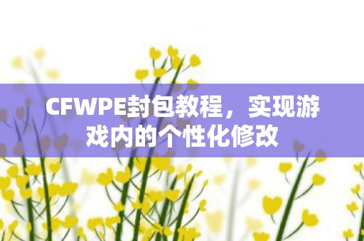 实现游戏内的个性化修改图片