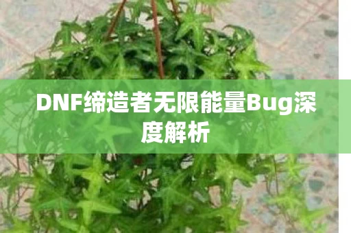 DNF缔造者无限能量Bug深度解析图片