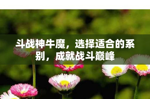 选择适合的系别图片