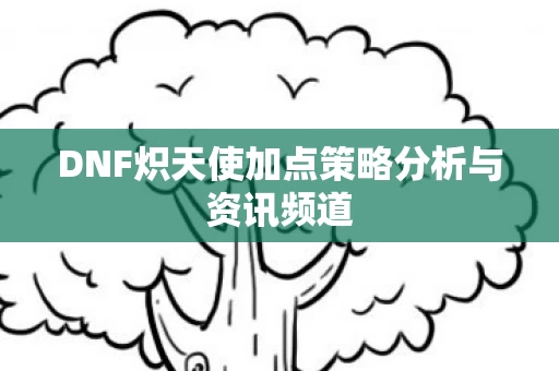 DNF炽天使加点策略分析与资讯频道图片