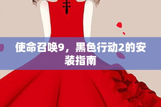 黑色行动2的安装指南图片