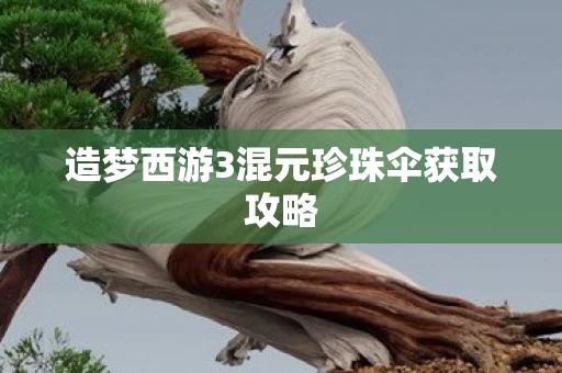 造梦西游3混元珍珠伞获取攻略图片