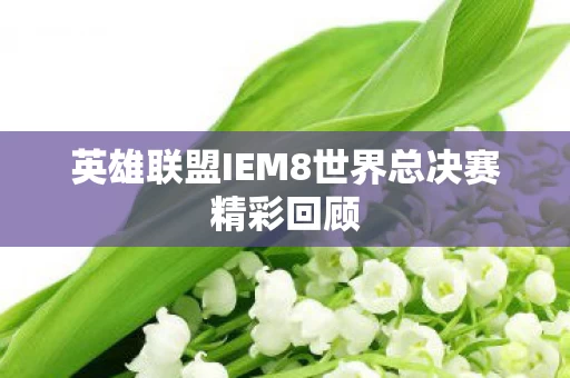 英雄联盟IEM8世界总决赛精彩回顾图片
