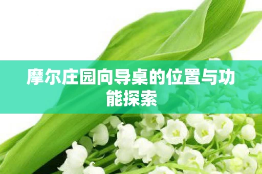 摩尔庄园向导桌的位置与功能探索图片