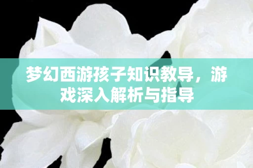 梦幻西游孩子知识教导图片