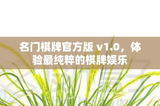 名门棋牌官方版 v1图片