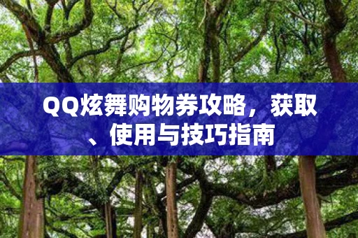 QQ炫舞购物券攻略图片