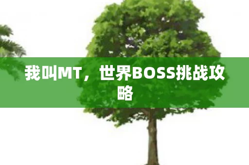 世界BOSS挑战攻略图片