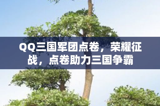 QQ三国军团点卷图片