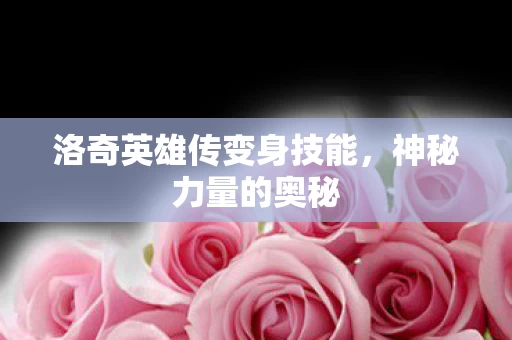 洛奇英雄传变身技能图片