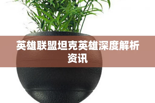 英雄联盟坦克英雄深度解析资讯图片